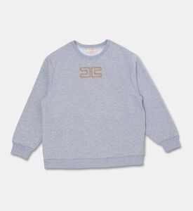 La Mia Bambina Sweater, Grey, 12.5y, Packshot View
