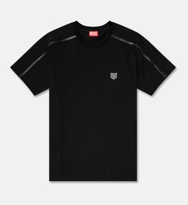 Diesel Tape-detail Crewneck T-shirt, Packshot View