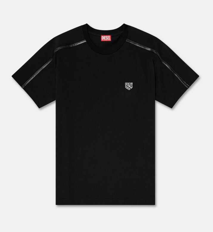 Diesel Tape-detail Crewneck T-shirt, Packshot View
