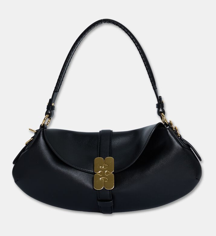 Ganni Lamb-touch Hobo Bag, Packshot View