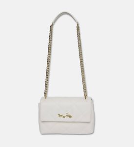 Weill Romy Quilted Leather Shoulder Bag, Ecru, Packshot View