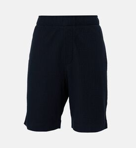 Vince Textured Dark Knit Casual Drawstring Shorts, Packshot View