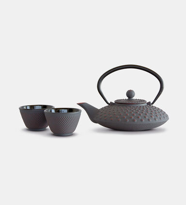 Cast Iron Teapot Cup 4-piece Set