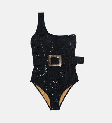 Kohl Splash Belted Swimsuit
