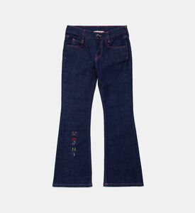 بنطال واسع بخمسة جيوب بلوغو