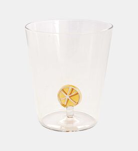 كأس زجاجي بورسليكات بطبعة كرة