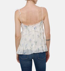 The Kooples Floral-print Peplum Camisole, Model View