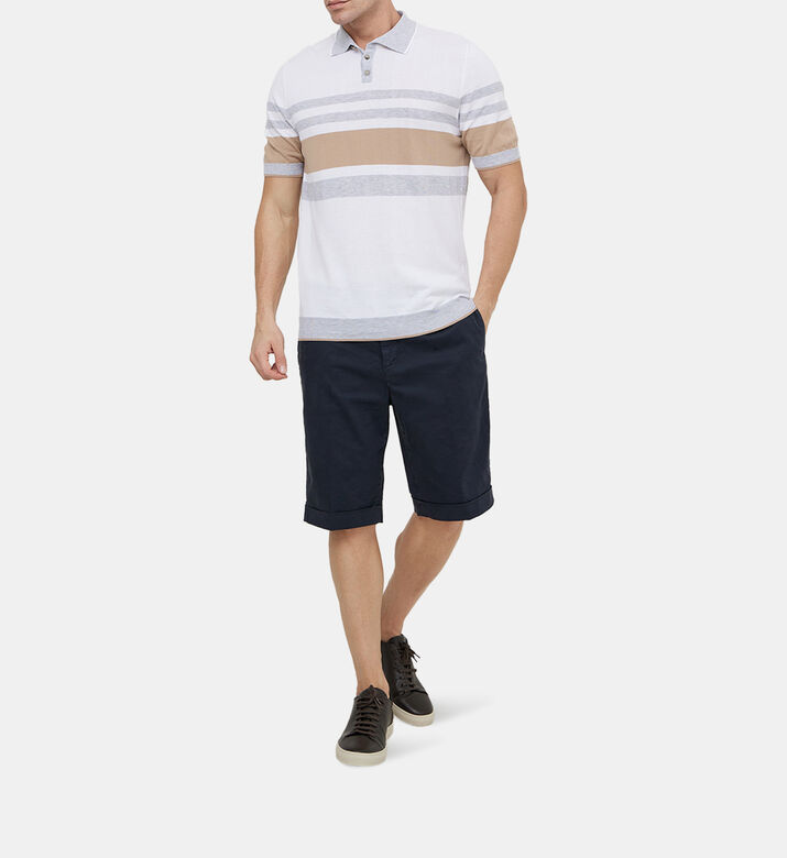 Cotton Straight Chino Shorts