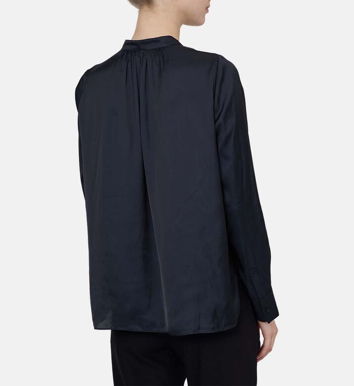 Tink Satin Tunic Blouse