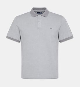 Harmont and Blaine Polo Garment Dye, Grey, Xxl, Packshot View