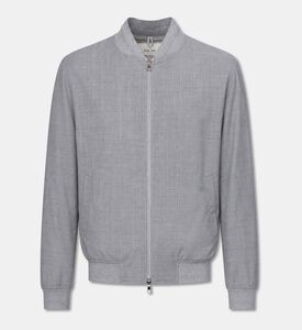 L.B.M Wool Zip Bomber Jacket, Packshot View