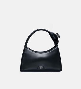 حقيبة كروس بودي بمقبض جلد بمشبك شعر