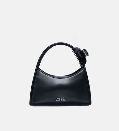 Leather Claw Clip Crossbody Bag