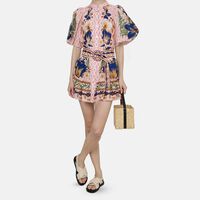 Bohemian Bloom Belted Dress