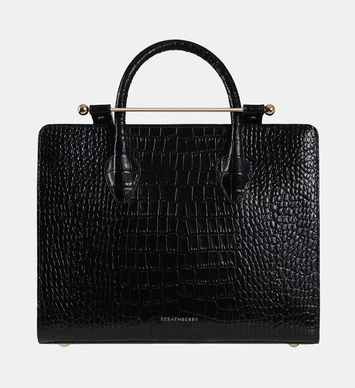 Bag Croc-embossed Midi Tote