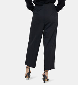 بنطال صوف إيفا للكاحل بأزرار