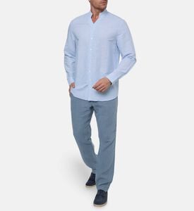 Galeries Lafayette Shirt Hcali, Blue, 39-40, Model View