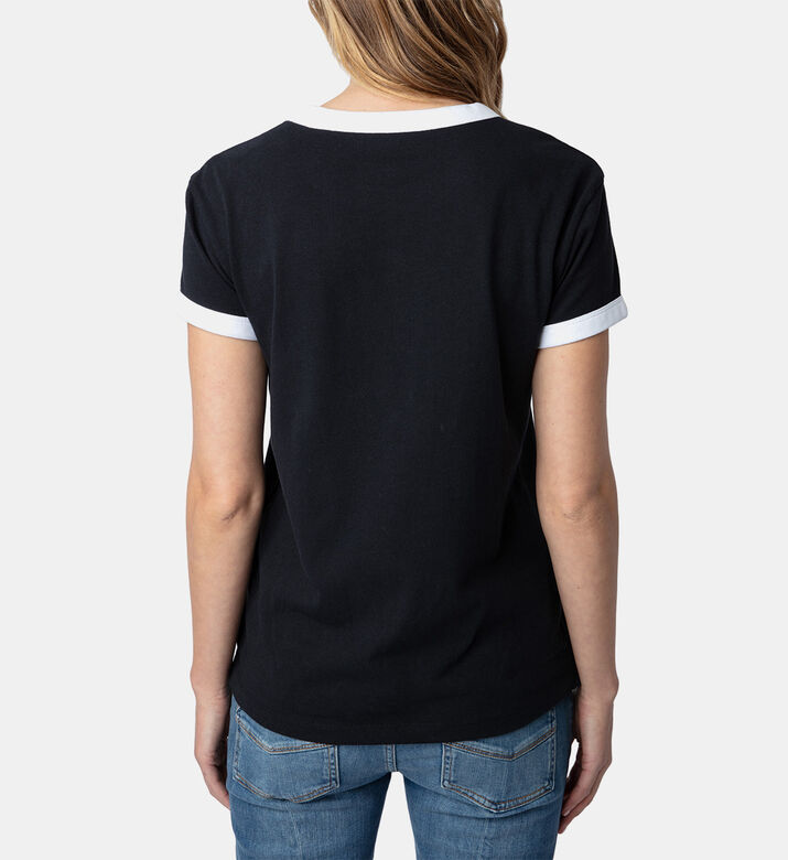 تيشيرت واك مرصع بشعار