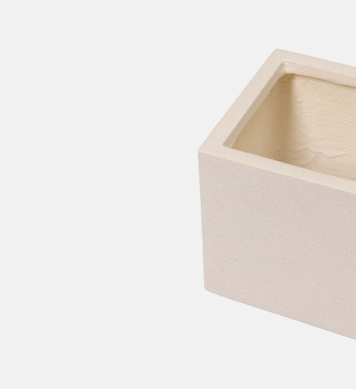 Fiber Clay Square Planter