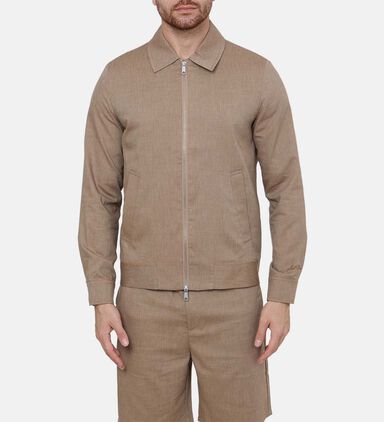 Zip Closure Long-sleeve Jacket