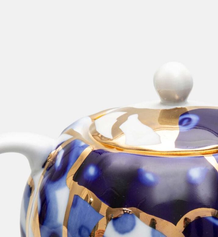 وعاء سكر بايكال بورسلين باللون الذهبي وعاء سكر بايكال بورسلين باللون الذهبي