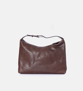 حقيبة كتف جلد بشكل وسادة