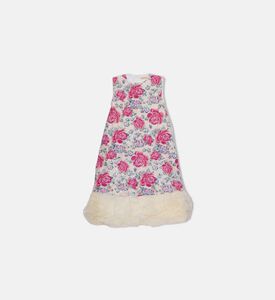 فستان بحاشية كشكش مزين بترتر