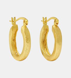 Ottoman Hands Caprice Oval Hoop Earrings, Packshot View