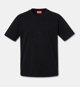 Diesel Minimal Logo Crewneck T-shirt, Black, L, Packshot View