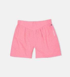 Girl Seersucker Gingham Shorts