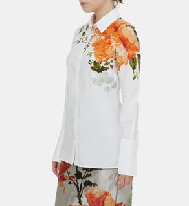 Floral Printed Button-up Shirt