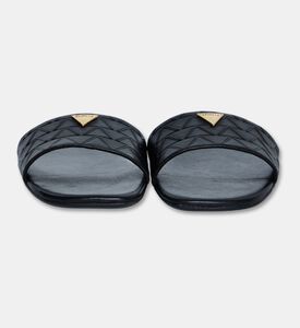 Schutz Single Strap Leather Slide Sandals, Packshot View