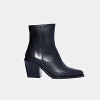 Cara Semi-shiny Calfskin Boots