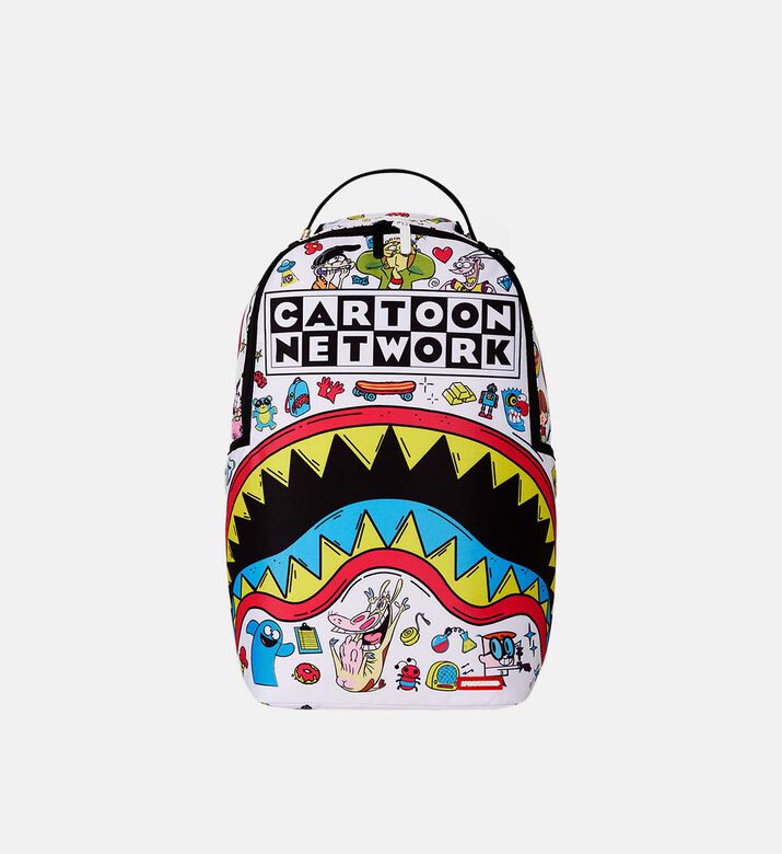 Graffiti Faux Fur Backpack