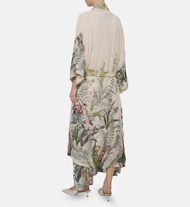 All-over Floral Pattern Kimono