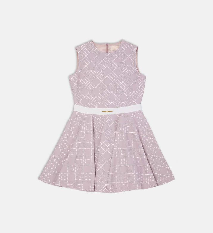 All-over Print Sleeveless Dress