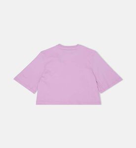 Light Interlock Cropped T-shirt