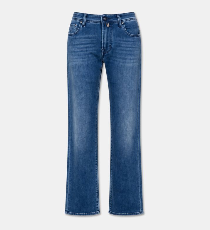 Jacob Cohen Washed Regular-fit Jeans, Dark-blue, 32, Packshot View