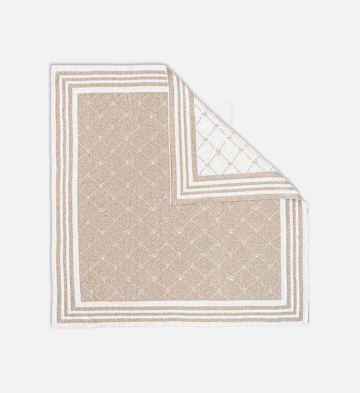 Diamond Pattern Knit Baby Blanket