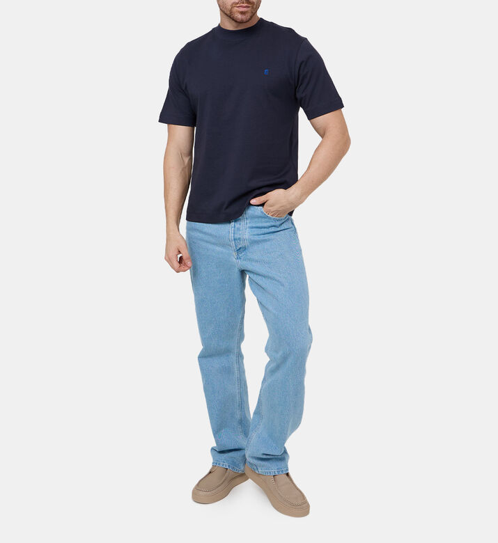 Crew-neck Cotton T-shirt