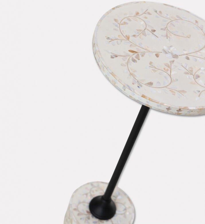 Home Deco and More Round Pedestal Side Table, Packshot View