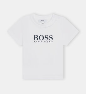 تيشيرت قطن بطبعة شعار