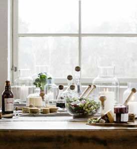 Nature Stainless Oak Salad Cutlery