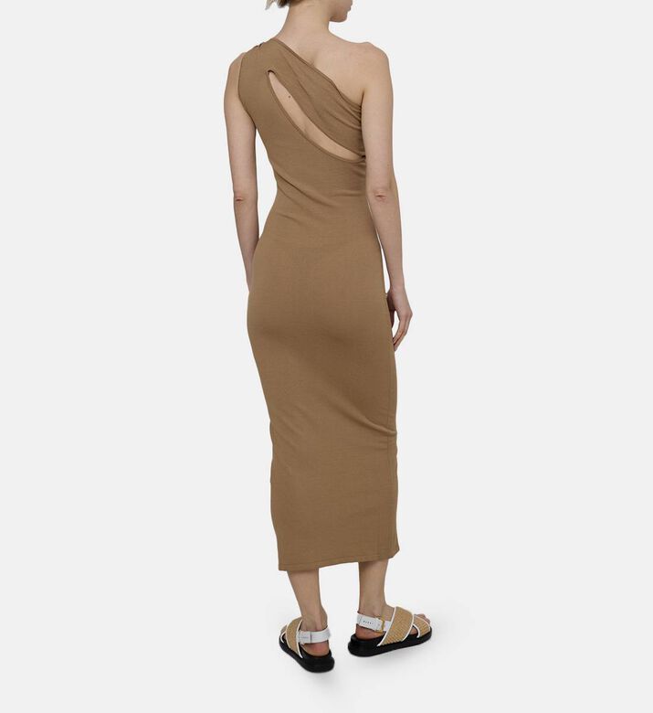 Jewel Cut-out Midi Dress