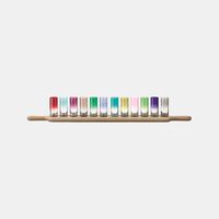 Paddle Grand Vodka Set & Oak Paddle L77cm Assorted Colours
