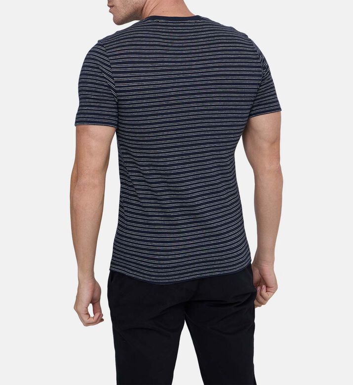 Cotton Striped Short-sleeve T-shirt
