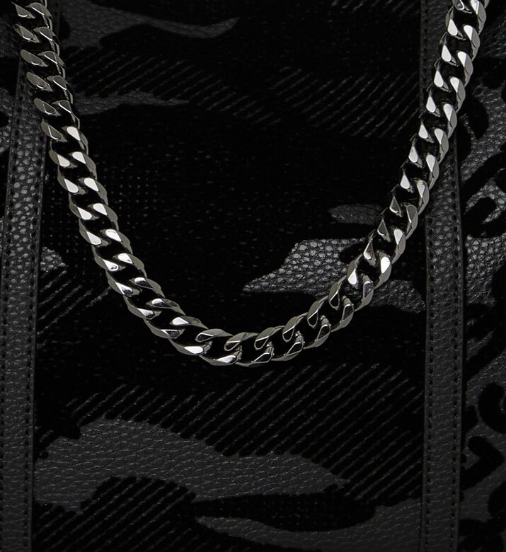 Sprayground Black Hobo Shark Shoulder Bag, Packshot View