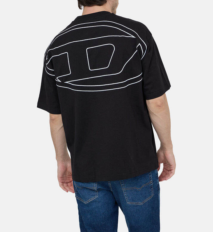 تيشيرت قطن بلوغو مطرز