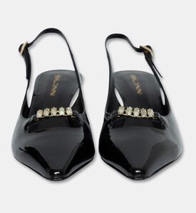 Baldinini Patent Slingback Kitten Heels, Packshot View