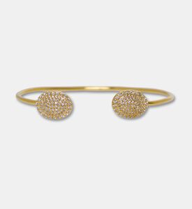 Raife Bangle White Oval Zircon, Packshot View